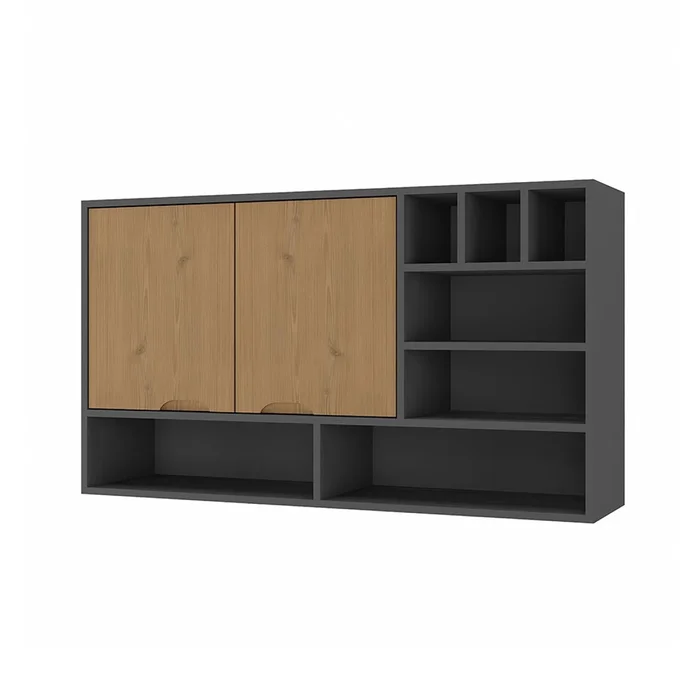 Aereo Combinado 2 Puertas Con Estantes 100% Mdp en Multicolor - Muebles, Uruguay | Soy Hogar