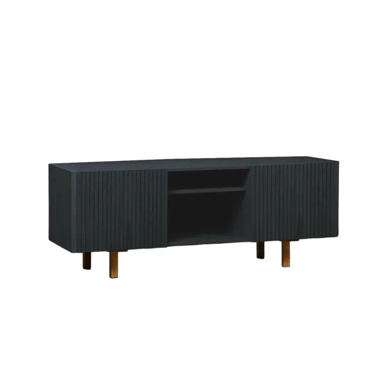 Rack Capri 140 cm - Negro - Muebles para TV, Uruguay | Berna home