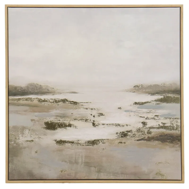 Cuadro Drift Ii, 60x60 Natural/beige Papel E1p253701 en Madera natural - Decoración de pared, Uruguay | Divino