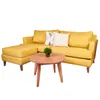 Sillon tachas 3 cuerpos con isla — Serra Amoblamientos en Amarillo - Sillones y sofás, Uruguay | Serra Amoblamientos, vista 1 de 3