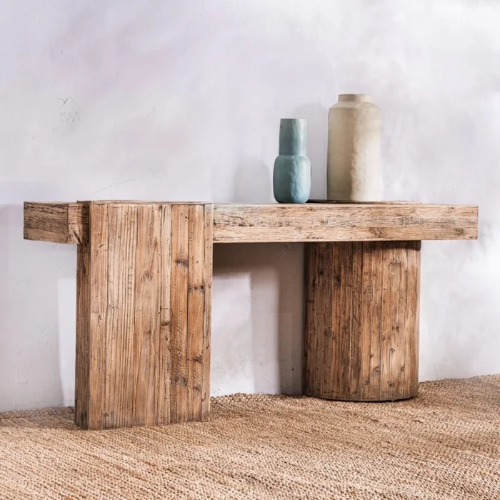 Consola Amber en Madera natural - Aparadores y recibidores, Uruguay | Aihaus