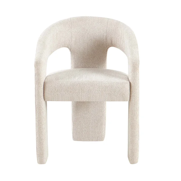 Silla De Comedor Tela Marron Jazmín en Beige - Sillas, Uruguay | Divino, vista 2