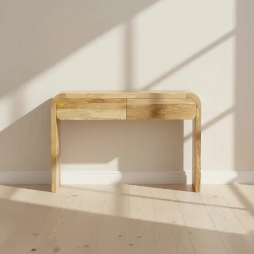 Consola Mdf-y-madera Natural-beige Concordia Natural en Beige - Mesas de living, Uruguay | Divino