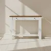 Consola/mesa De Arrime Living Madera Blanco Agata Bco/nat en Multicolor - Mesas de living, Uruguay | Divino, vista 1 de 2
