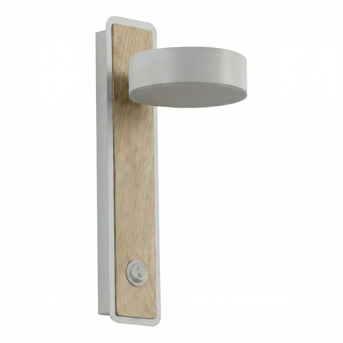 Aplique de Pared Sura Wood LED en Beige - Iluminación, Uruguay | La Perla