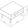 Mesa De Living Linea Retro Mesa Ratona Comedor Rt3020 en Blanco - Mesas de living, Uruguay | Soy Hogar, vista 3