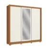 Ropero 3 Puertas Corredizas 223cm - Lyon en Madera natural - Roperos y placares, Uruguay | Balton, vista 4 de 6