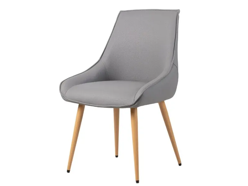 Silla BRUNA en PU - Gris en Gris - Sillas, Uruguay | Finkel