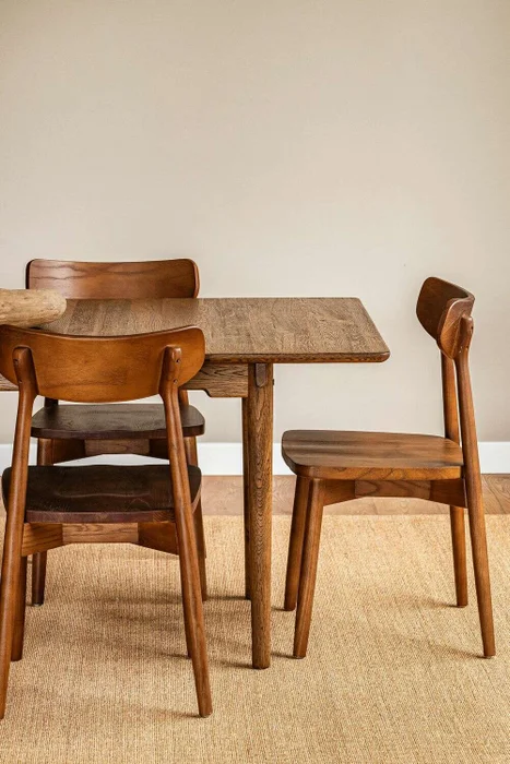 MESA COMEDOR MILANO - ROBLE - 1.90 X 0.90 MTS en Marrón - Mesas de comedor, Uruguay | La Iberica, vista 8