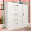 Comoda 5 cajones y puerta – Miami - Cómodas, Uruguay | Punto Unión, vista 5 de 7