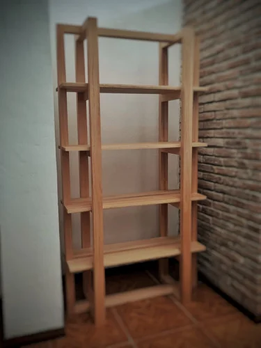 Biblioteca Alcaravea en Madera natural - Bibliotecas, Uruguay | Decoquadra, vista 6
