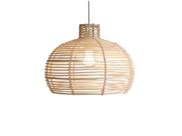 Iluminación Colgante en Rattan en Madera natural - Lámparas colgantes, Uruguay | Finkel