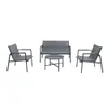 Set de Living Exterior - Acero y Tela - Muebles para el exterior, Uruguay | Ecowood, vista 1 de 4