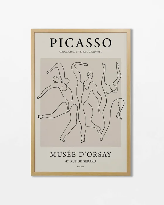 Pablo Picasso - The Three Dancers en Beige - Láminas, Uruguay | La Cuadrería