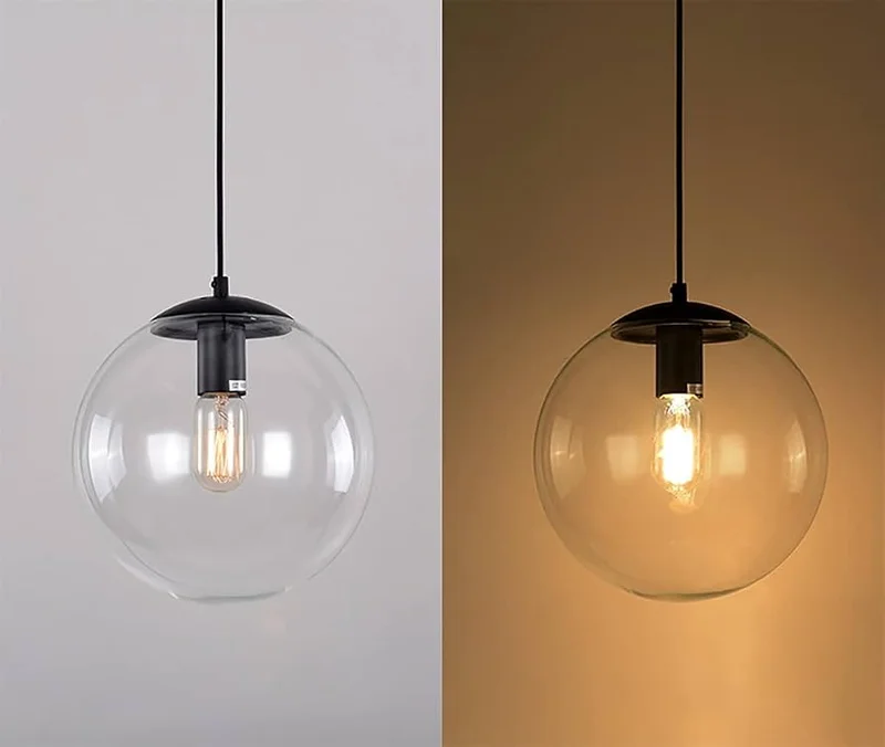 C413 - Transparente en Negro - Lámparas colgantes, Uruguay | Unik, vista 4