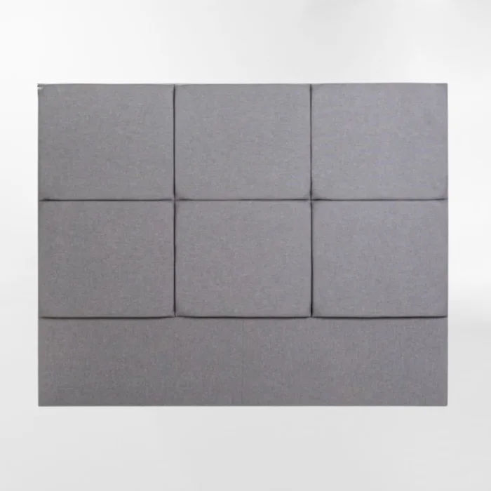 RESPALDO DE PARED IRIS GRIS 2 PLAZAS en Gris - Respaldos de cama, Uruguay | Viasono, vista 2