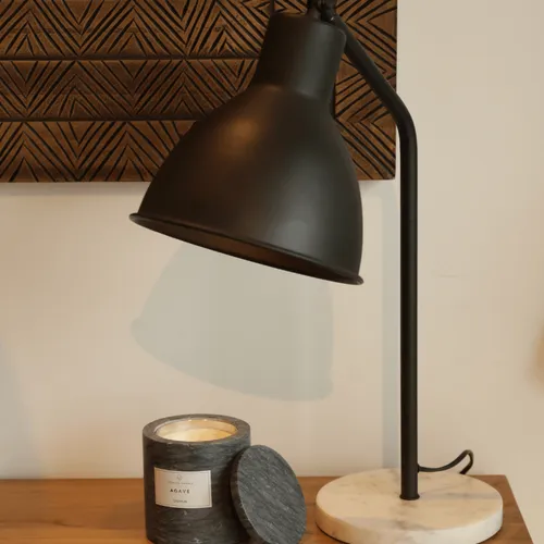 L. MESA PATO 20X48 en Negro - Lámparas de mesa, Uruguay | Masinfinito Casa
