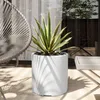 Macetero Cilindro 30 Blanco Alto 30cm x 30cm diametro, 20 lts en Blanco - Macetas, Uruguay | Champagne Home, vista 3 de 3