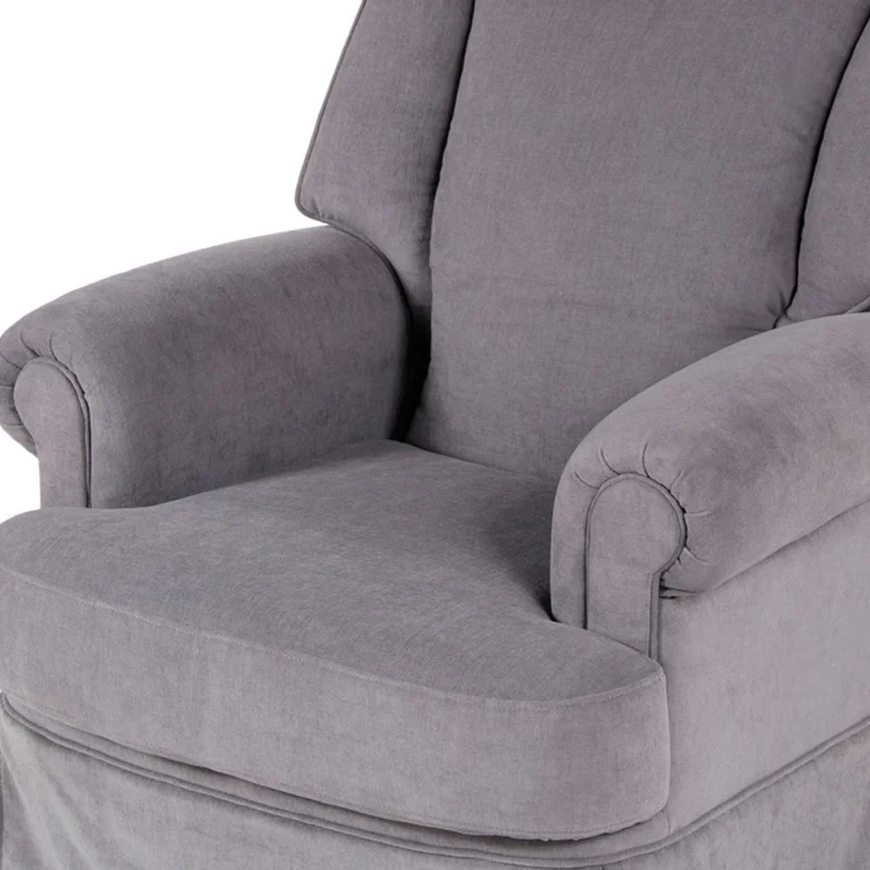 Butaca Bergere Sense giratoria - Tela Aquaclean - A fabricar en Gris - Butacas, banquetas y puffs, Uruguay | NYR, vista 3