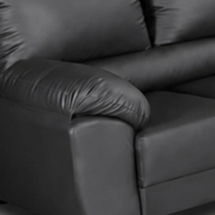 Sillon Sofa Living 2 Cuerpos Tapizado En Pu Alta Calidad en Gris - Sillones y sofás, Uruguay | Soy Hogar, vista 2