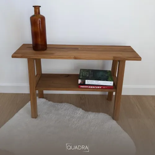 Banqueta Casia en Madera natural - Muebles para el exterior, Uruguay | Decoquadra