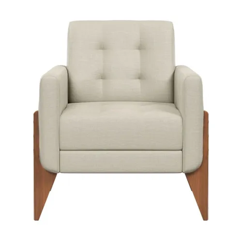 Butaca Brooklin en Beige - Butacas, banquetas y puffs, Uruguay | La Cueva Muebles