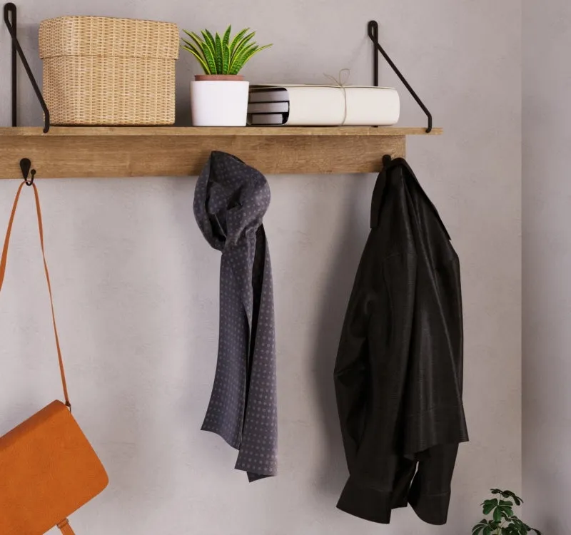 Repisa decorativa linea tube 27894 en Madera natural - Bibliotecas, Uruguay | World Vigo