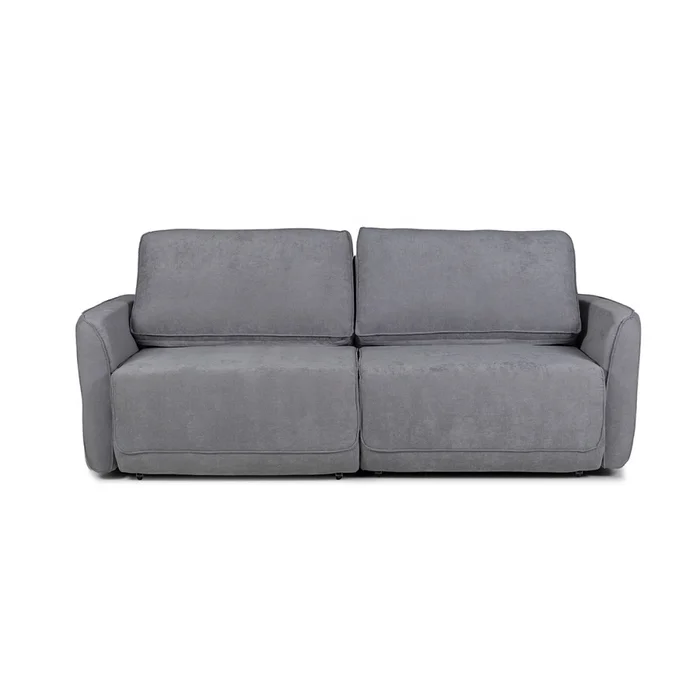 Sofá Cama Ravena - Tela Microfibra - 9250 (Grafito) en Gris - Sillones y sofás, Uruguay | NYR, vista 2