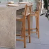 BANCO ALTO CATANIA TEKA Y CUERDA H65 CM NATURAL en Madera natural - Butacas, banquetas y puffs, Uruguay | Masinfinito Casa, vista 2 de 3