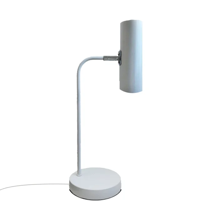 Lámpara de Mesa Córcega Blanco en Blanco - Lámparas de mesa, Uruguay | Serlux