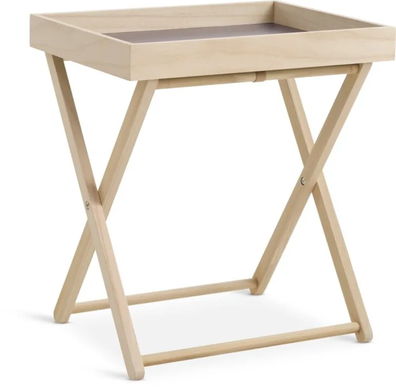 Mesa auxiliar SERUP 40x52 natural en Madera natural - Mesas de arrimo, Uruguay | JYSK