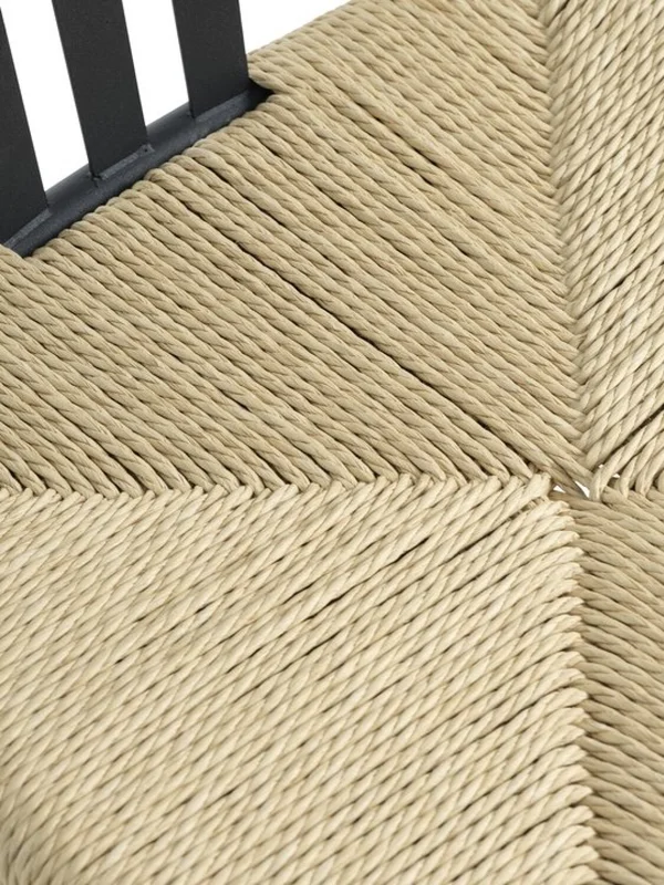 Silla de comedor JYDERUP negro/natural en Gris - Sillas, Uruguay | JYSK, vista 3