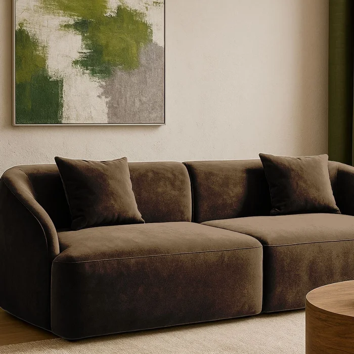 Sillón MOCA MARRÓN 3 CUERPOS en Marrón - Sillones y sofás, Uruguay | Viasono