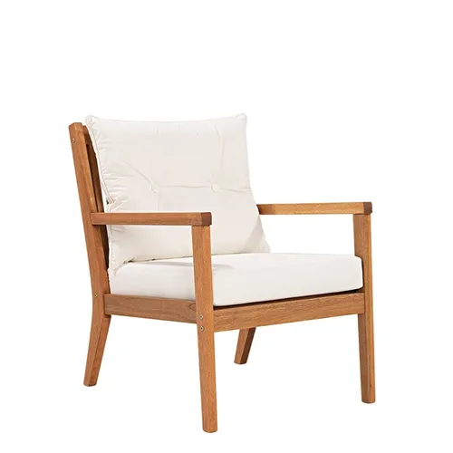 POLTRONA RIADE ACQUABLOCK CRUDO 62x75x81CM JATOBA - Muebles para el exterior, Uruguay | Vinibel