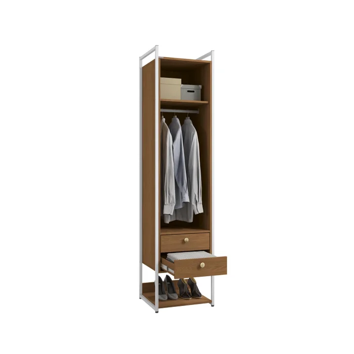 Closet Abierto Modular P51 - Linea Industrial en Madera natural - Roperos y placares, Uruguay | Balton, vista 11