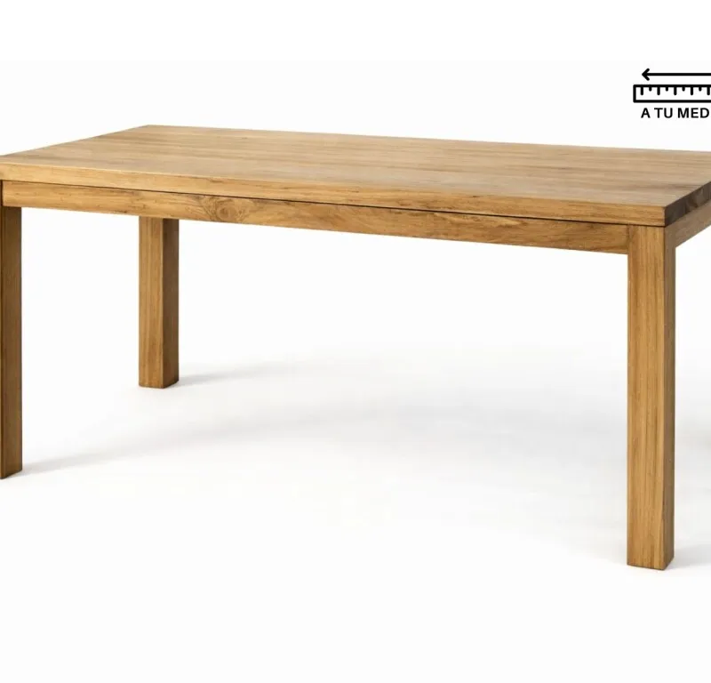 Mesa de Comedor LÍNEA DE CAMPO 1.40m en Madera natural - Mesas de comedor, Uruguay | Finkel