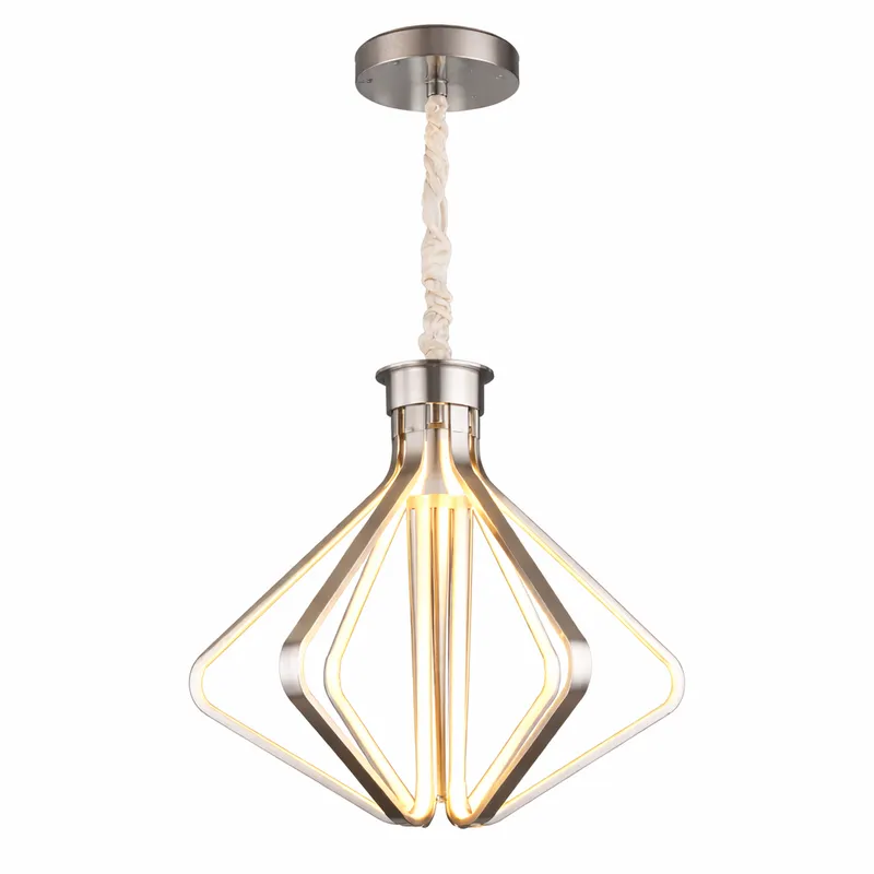 Colgante LED Araña Geométrica 90W en Plateado - Lámparas colgantes, Uruguay | Bascuhouse
