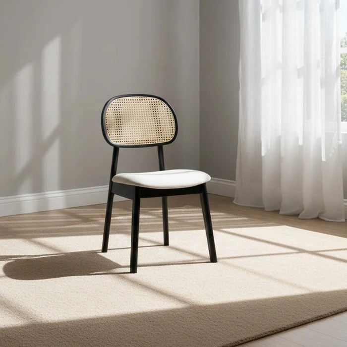 Silla De Comedor Madera Negro Darrion en Negro - Sillas, Uruguay | Divino