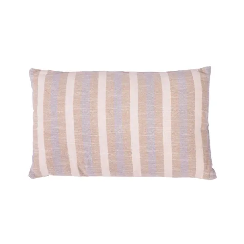 Almohadon Algodon Natural-beige Tres Rayas Beige en Beige - Textiles, Uruguay | Divino