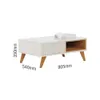 Mesa De Living Mesa Ratona Living Comedor Minimalista en FREIJO OFF WHITE - Mesas de living, Uruguay | Soy Hogar, vista 14 de 14