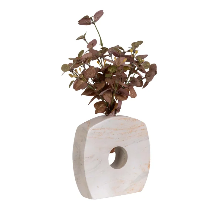 Florero Don Madera-de-teca Blanco 31.299 en Blanco - Jarrones, Uruguay | Divino, vista 2