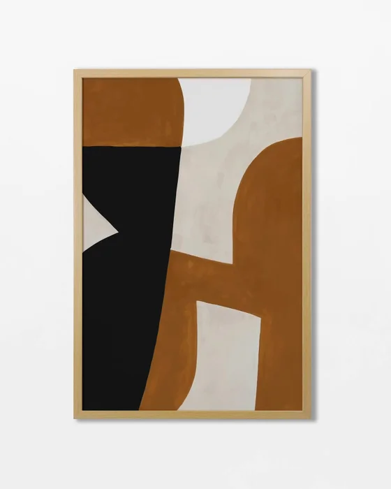 Abstractos Neutros - Serie N.08 en Multicolor - Láminas, Uruguay | La Cuadrería