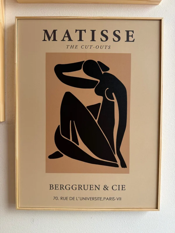 Kit 3 Cuadros - Matisse Beige/Negro - 30 × 40 en Negro - Decoración de pared, Uruguay | Berna Home, vista 4