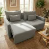 Sofá Cama Celina 205cm – Gris - Sillones y sofás, Uruguay | Berna home, vista 2 de 3