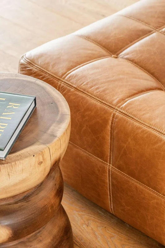 BUTACA COLUMBIA - CUERO ITALIANO CARAMELO en Marrón - Sillones y sofás, Uruguay | La Iberica, vista 9