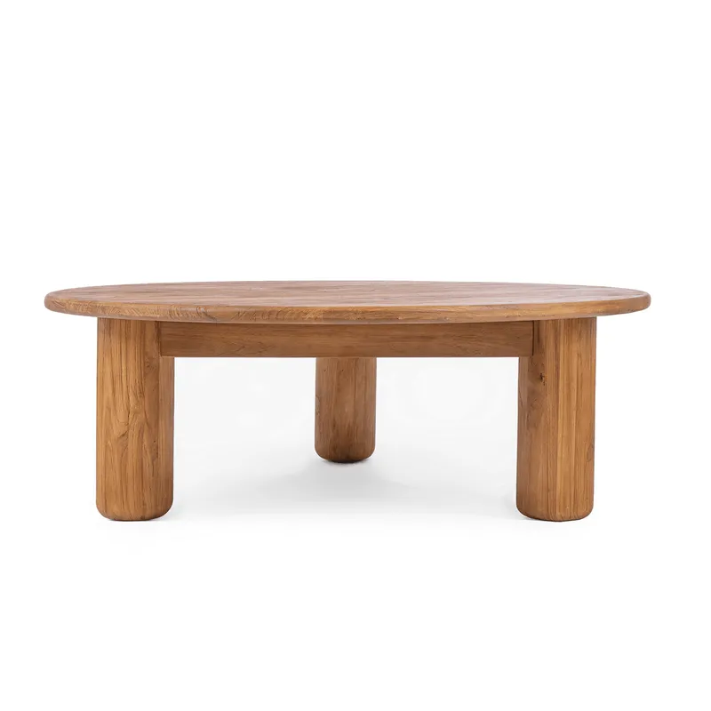 MESA DE LIVING ETIOPIA 100XH47 NAT RUSTIC en Madera natural - Mesas de living, Uruguay | Masinfinito Casa