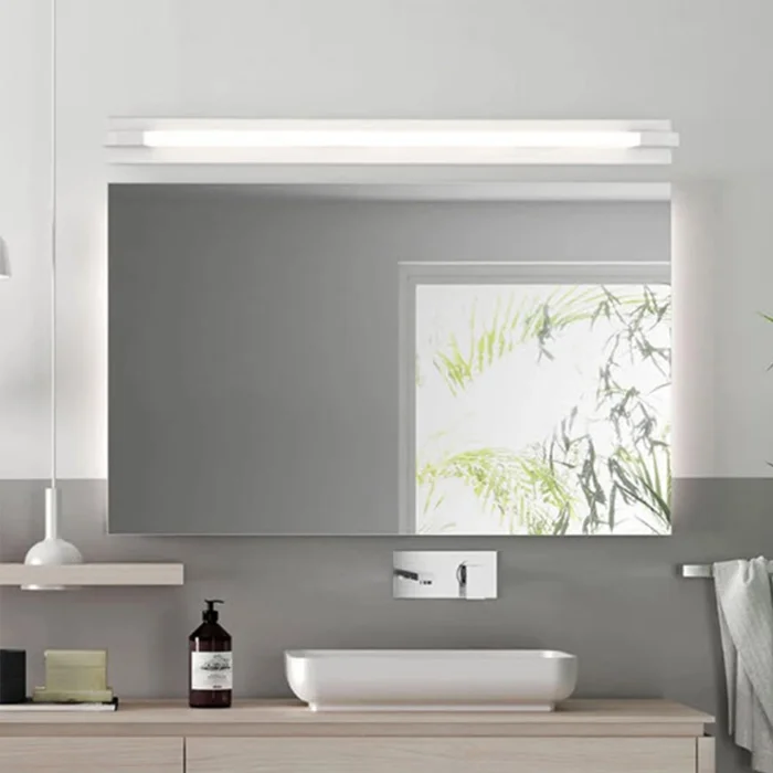 Luminaria de pared LED barra 75cm Blanco en Blanco - Iluminación, Uruguay | Decotech, vista 2
