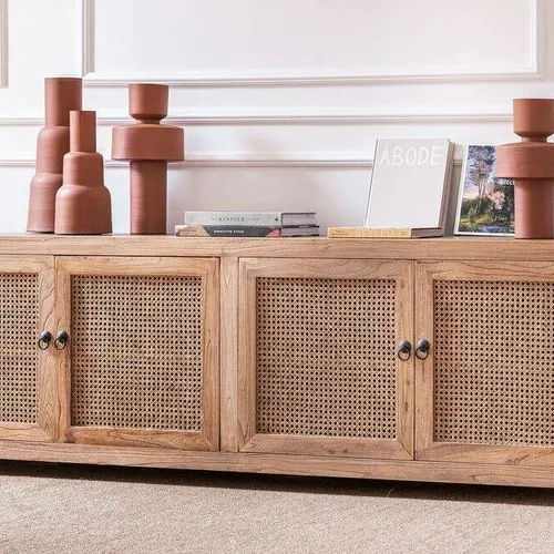 APARADOR BAJO - RACK OLMO NATURAL - 2.10 MTS - Muebles para TV, Uruguay | La Iberica