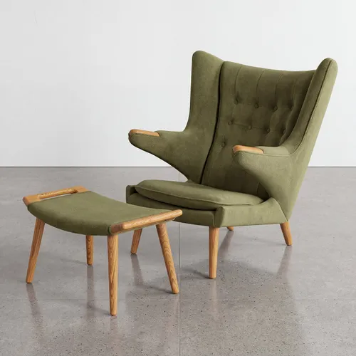 Papa Bear Chair | Hans Wegner - Butacas, banquetas y puffs, Uruguay | Mad for Modern