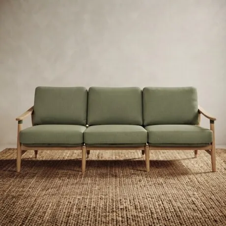 Masaya Sillon 3 Cuerpos en Verde oliva - Muebles para el exterior, Uruguay | Aihaus